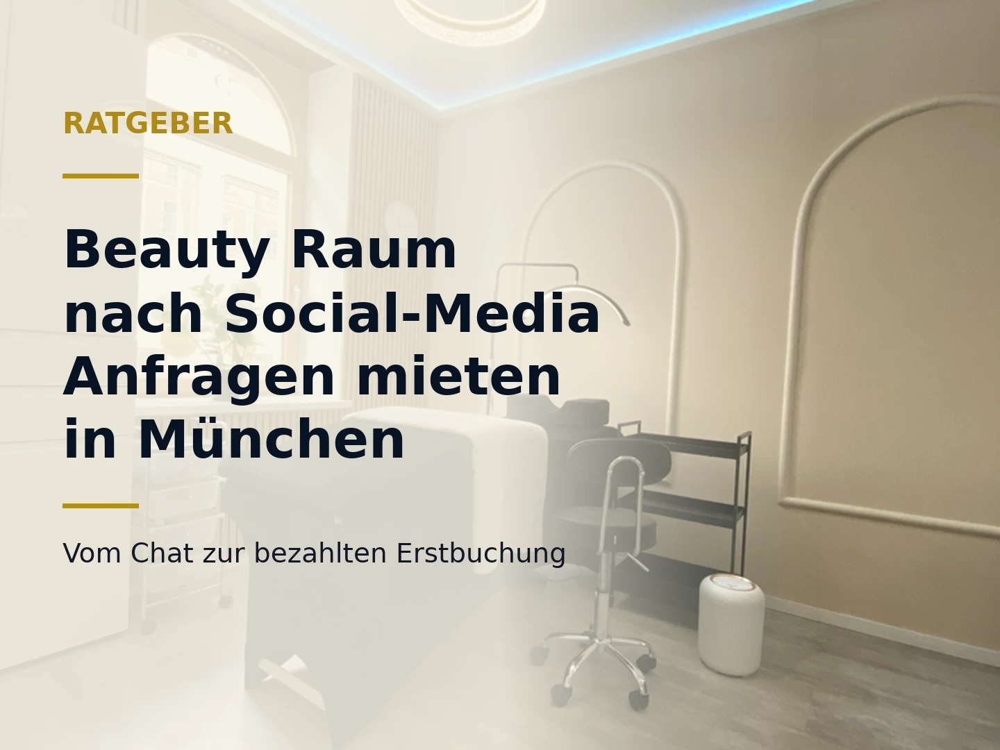 Dollea Lash Lounge in München mit Titel Beauty Raum nach Social-Media-Anfragen mieten
