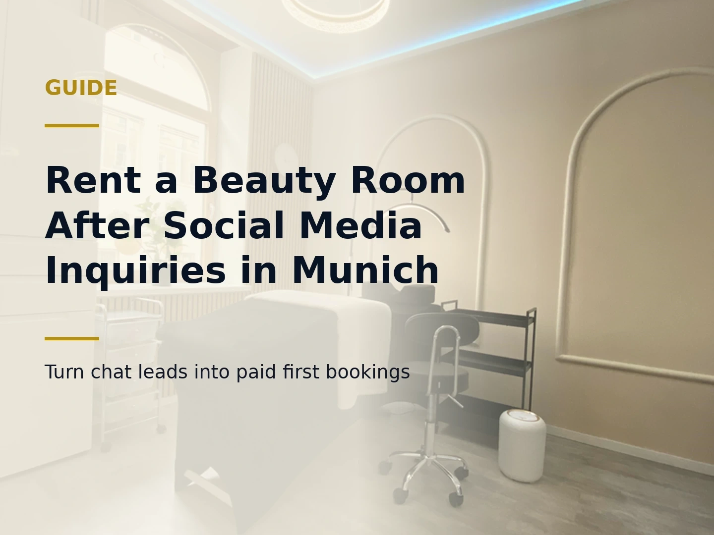 Dollea Lash Lounge in Munich with title Rent a Beauty Room After Social Media Inquiries